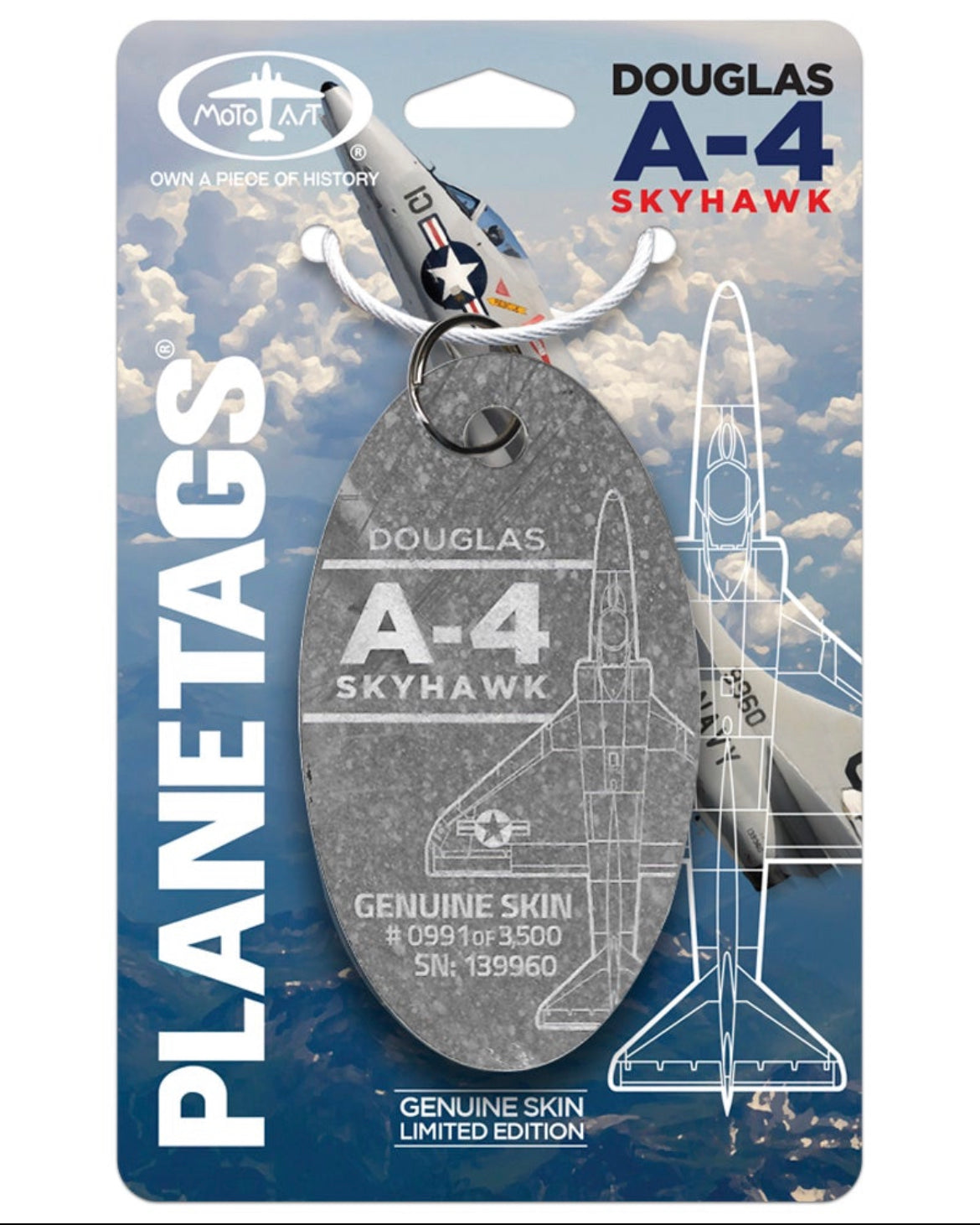 Douglas A-4 Skyhawk 139960 PlaneTag, sold out
