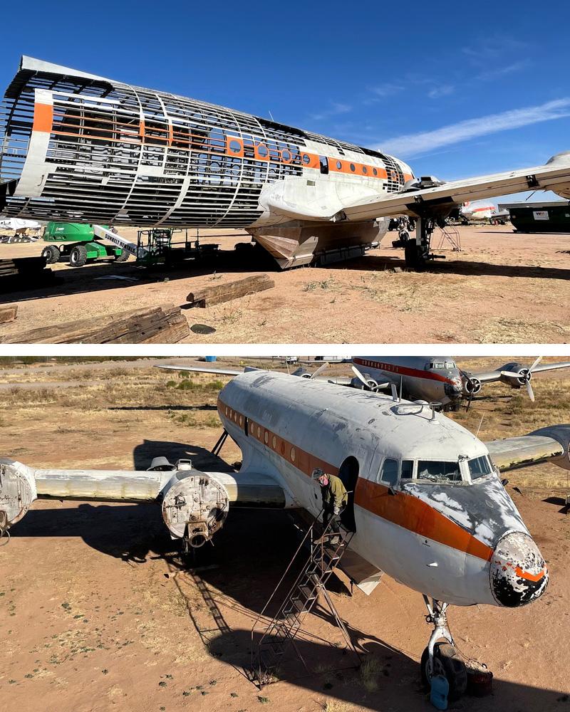 DOUGLAS C-54 SKYMASTER TAIL # N6816D