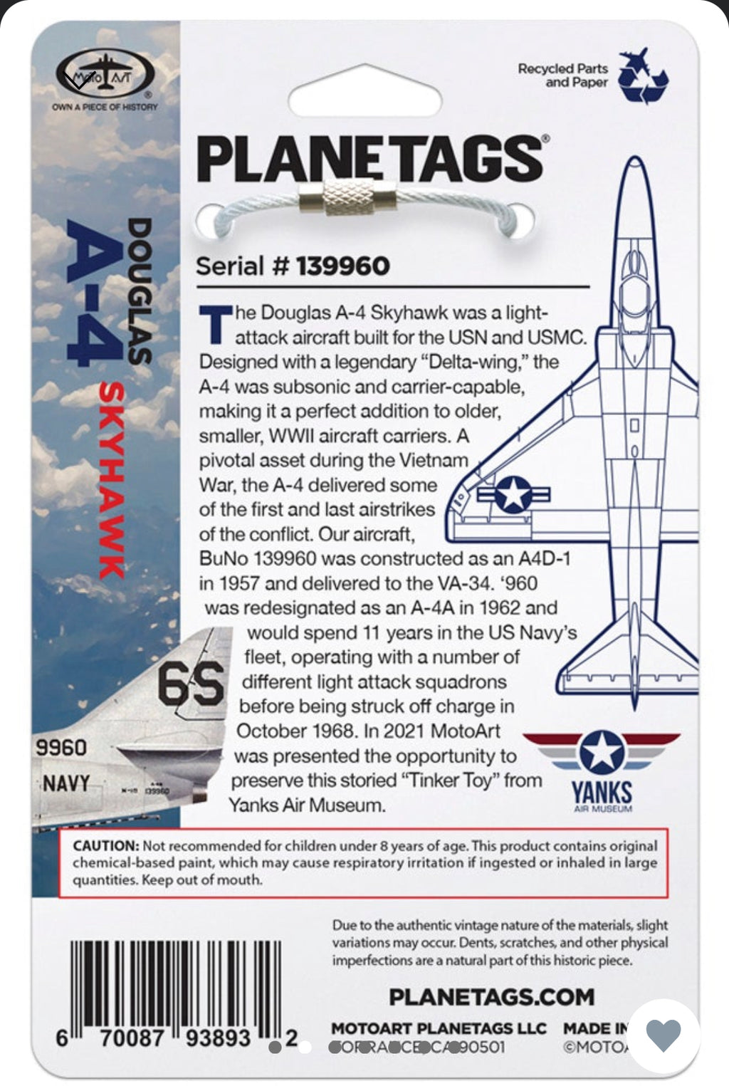 DOUGLAS A-4 SKYHAWK # 139960
