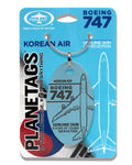 BLUE - KOREAN AIR BOEING 747-400 PLANETAGS HL7495
