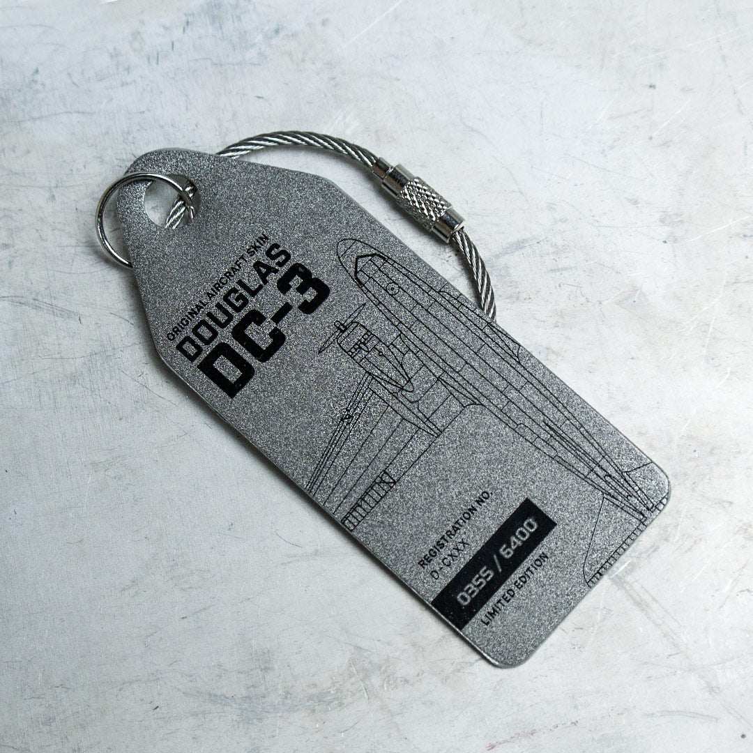 AviationTag Douglas DC-3 Candybomber keychain, sold out