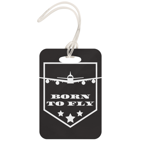 BORN TO FLY - LUGGAGE TAG